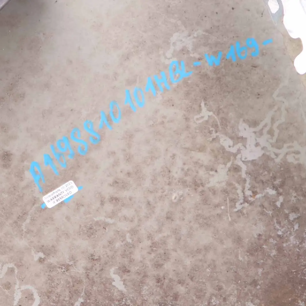 Side Panel Front Left N/S Wing Fender Cover Horizon Blue - 391 to Mercedes W169 with Part number A1698810101 Mercedes W169 Side Panel Front Left N/S Wing Fender Cover Horizon Blue - 391 - SKU A1698810101-HBL - Part number A1698810101