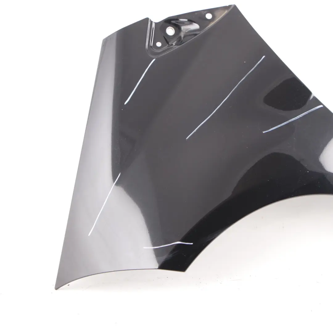 Mercedes W169 Seitenwand vorne links Kotflügelabdeckung Kosmos Schwarz - 191 - SKU A1698810101-KB1 - Teilenummer A1698810101