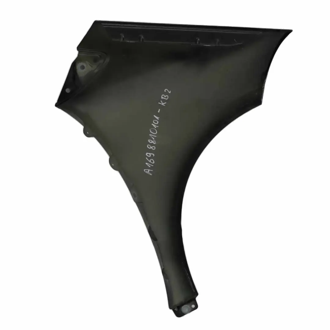 Seitenwand vorne links Kotflügelabdeckung Kosmos Schwarz - 191 für Mercedes W169 mit Teilenummer A1698810101 Mercedes W169 Seitenwand vorne links Kotflügelabdeckung Kosmos Schwarz - 191 - SKU A1698810101-KB2 - Teilenummer A1698810101