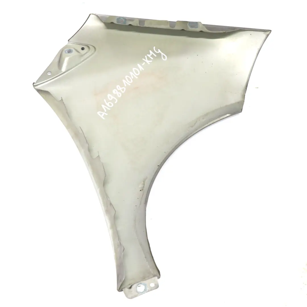 Mercedes W169 Panneau latéral avant gauche Aile Gris Comète Métallisé - 748 - SKU A1698810101-KMG - Numéro de pièce A1698810101