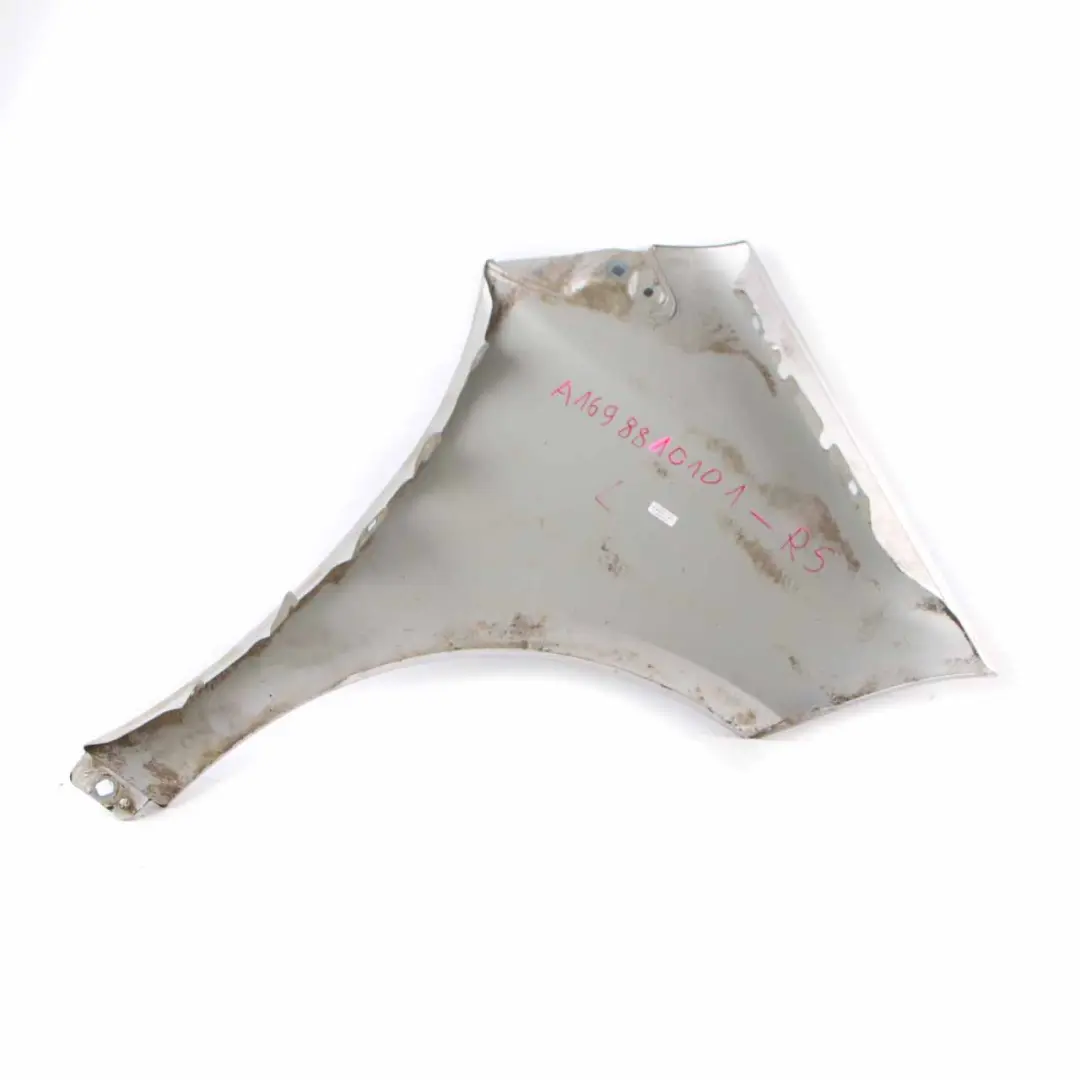 Side Panel Front Left N/S Wing Fender Cover Reef Silver - 783 to Mercedes W169 with Part number A1698810101 Mercedes W169 Side Panel Front Left N/S Wing Fender Cover Reef Silver - 783 - SKU A1698810101-RS - Part number A1698810101