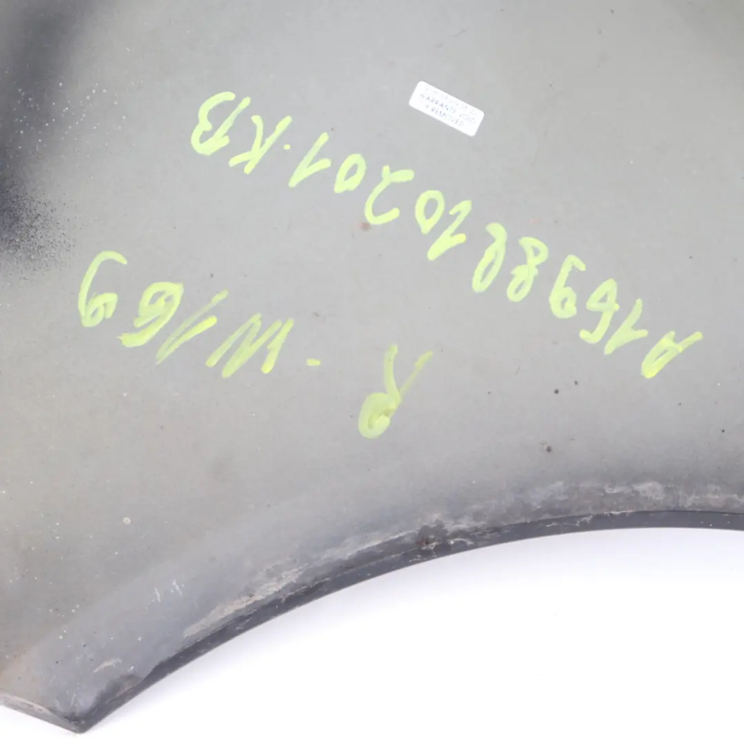 Side Wing Panel Front Right O/S Fender Cover Kosmos Black - 191 to Mercedes W169 with Part number A1698810201 Mercedes W169 Side Wing Panel Front Right O/S Fender Cover Kosmos Black - 191 - SKU A1698810201-KB1 - Part number A1698810201