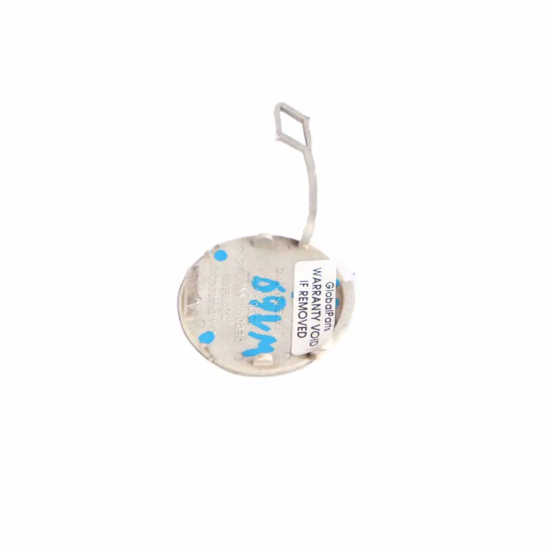 Mercedes W169 Rear Bumper Towing Eye Cover Trim Cap Polar Silver Metallic 761 - SKU A1698850081-PLS - Part number A1698850081