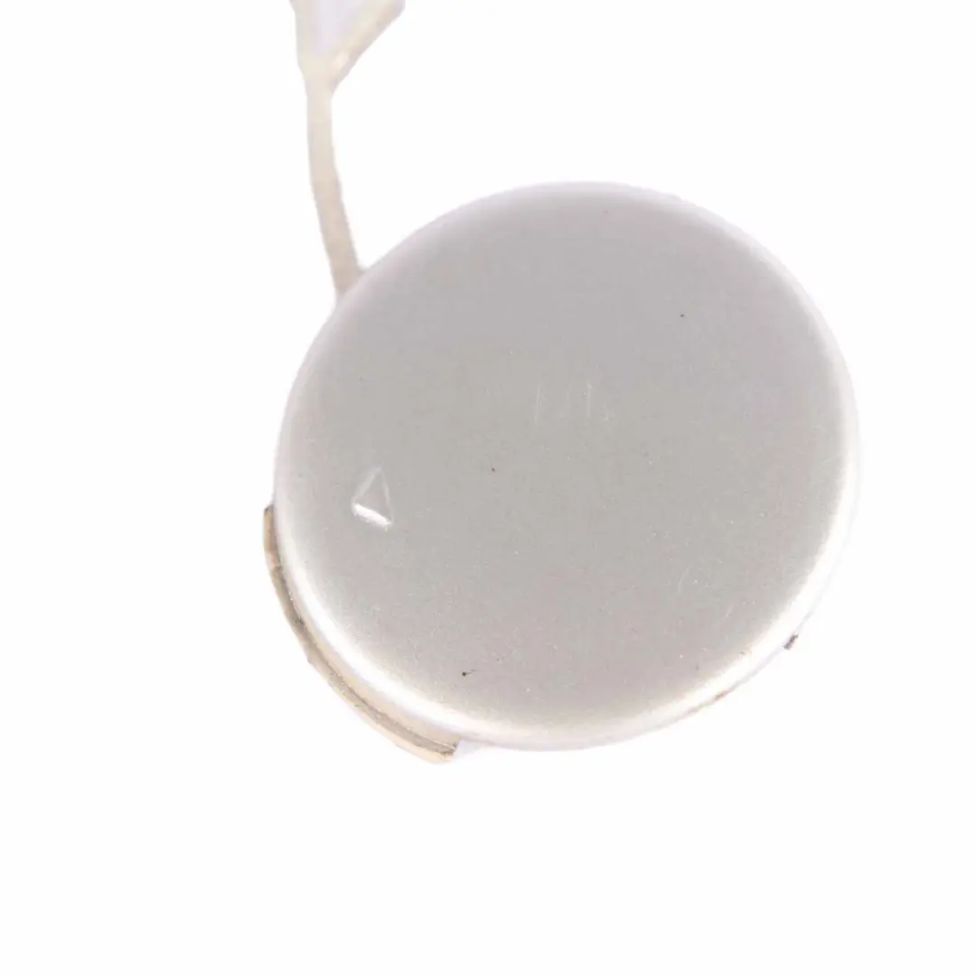 Bumper Towing Eye Cover Trim Cap Polar Silver Metallic 761 to Mercedes W169 Rear with Part number A1698850081 Mercedes W169 Rear Bumper Towing Eye Cover Trim Cap Polar Silver Metallic 761 - SKU A1698850081-PLS - Part number A1698850081