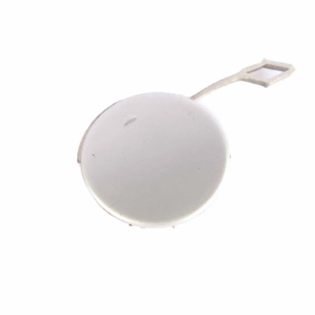 Bumper Towing Eye Cover Trim Cap Polar Silver Metallic 761 to Mercedes W169 Rear with Part number A1698850081 Mercedes W169 Rear Bumper Towing Eye Cover Trim Cap Polar Silver Metallic 761 - SKU A1698850081-PLS - Part number A1698850081