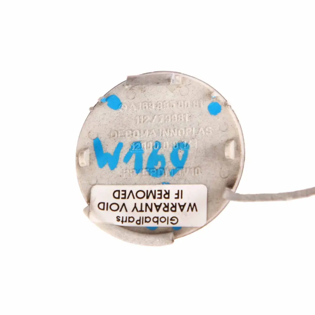 Mercedes W169 Rear Bumper Towing Eye Cover Trim Cap Polar Silver Metallic 761 - SKU A1698850081-PLS - Part number A1698850081