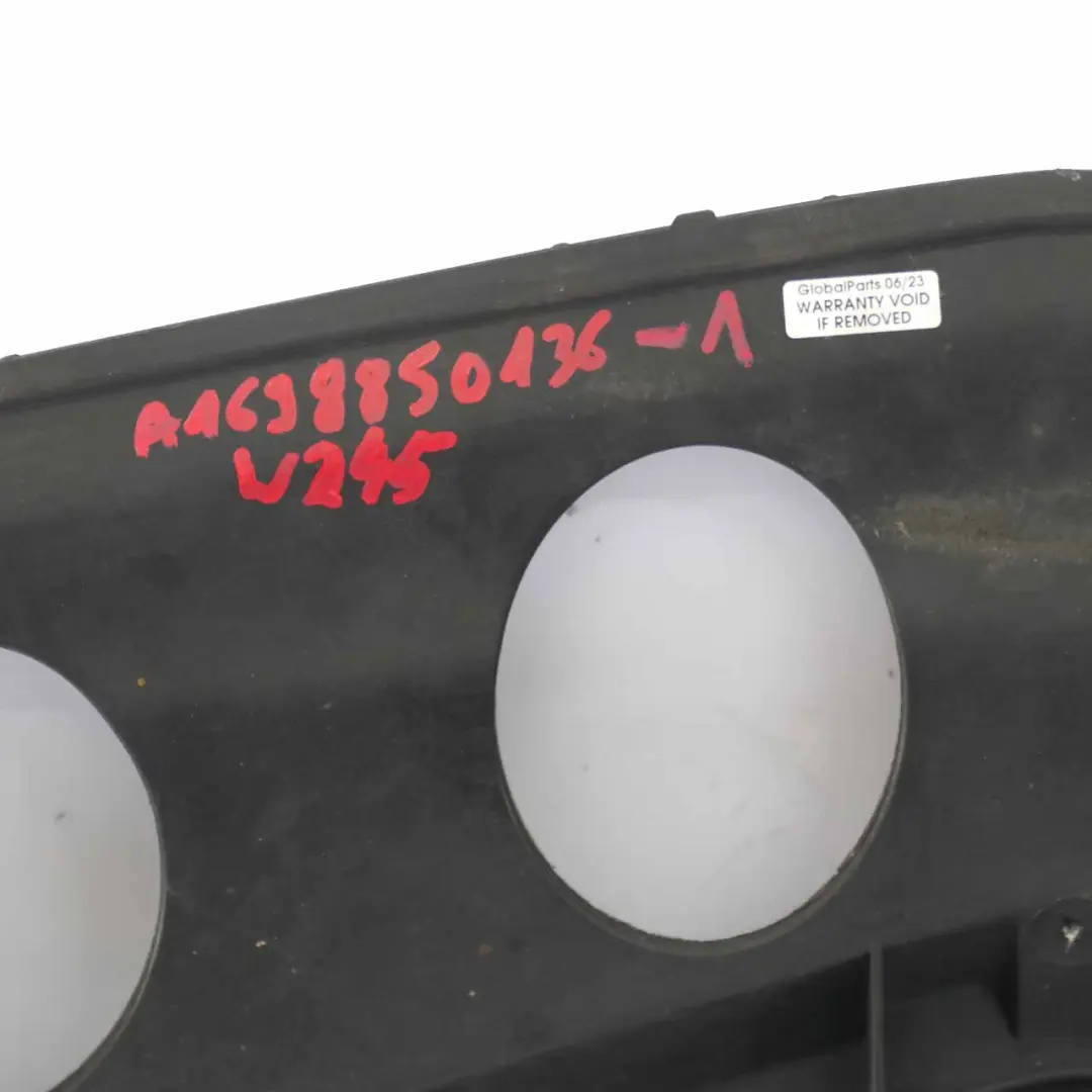 Mercedes W245 Front Bumper Undertray Skid Plate Mud Guard Shield - SKU A1698850136-1 - Part number A1698850136