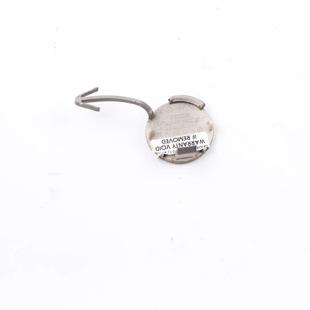 Mercedes W245 Rear Bumper Towing Eye Hook Flap Cover Comet Grey 748 - SKU A1698850423-KMG - Part number A1698850423