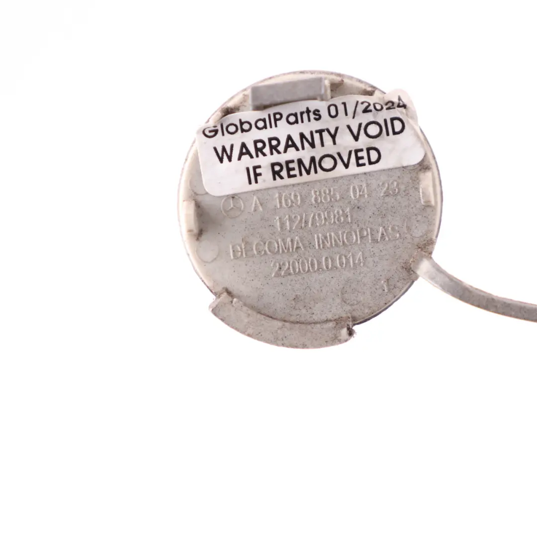 Bumper Towing Eye Hook Flap Cover Comet Grey 748 to Mercedes W245 Rear with Part number A1698850423 Mercedes W245 Rear Bumper Towing Eye Hook Flap Cover Comet Grey 748 - SKU A1698850423-KMG - Part number A1698850423