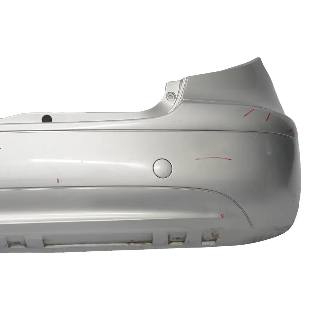 Bumper Trim Panel Covering Polar Silver Metallic - 761 to Mercedes W169 Rear with Part number A1698850925 Mercedes W169 Rear Bumper Trim Panel Covering Polar Silver Metallic - 761 - SKU A1698850925-PLS - Part number A1698850925