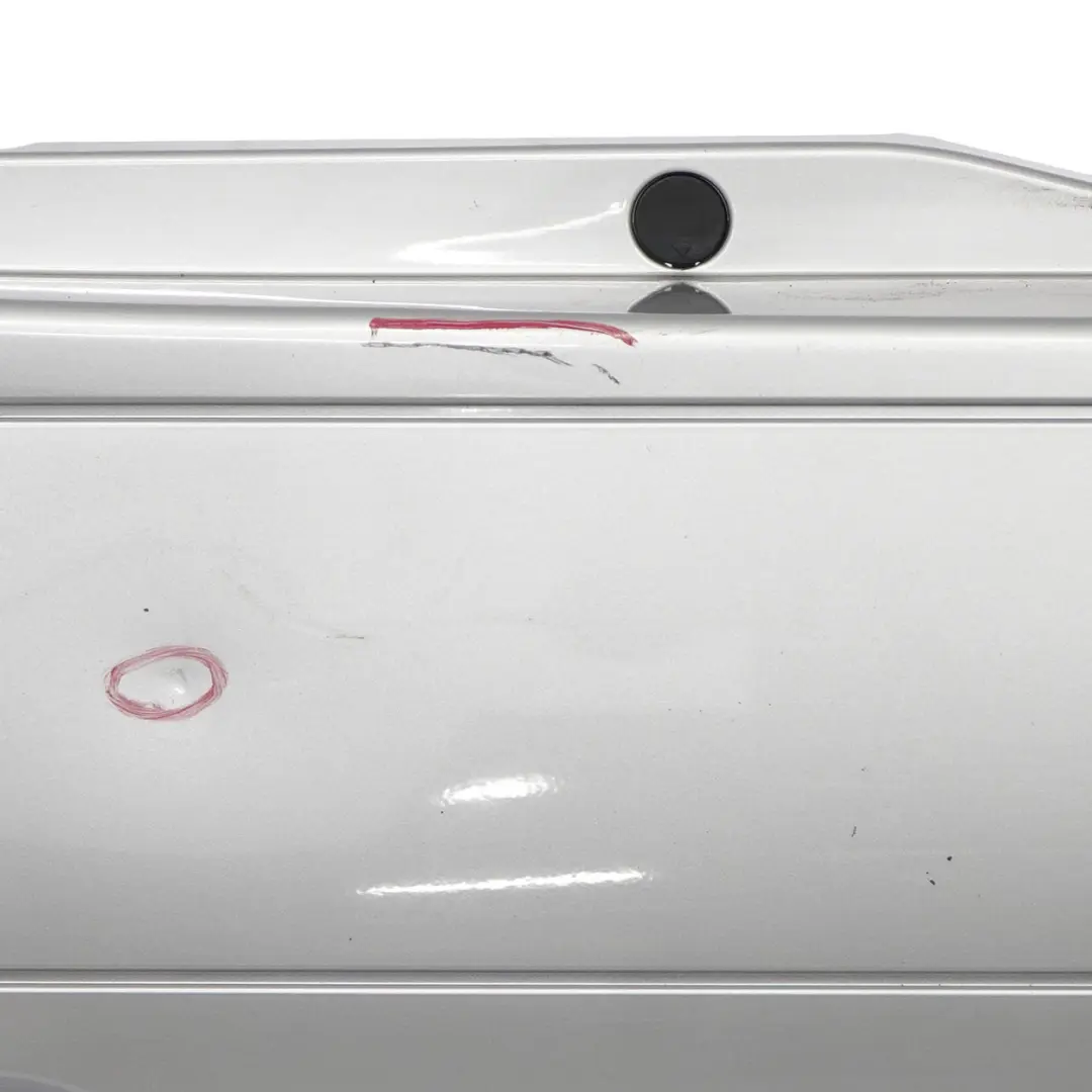 Mercedes W169 Rear Bumper Trim Panel Covering Polar Silver Metallic - 761 - SKU A1698850925-PLS - Part number A1698850925