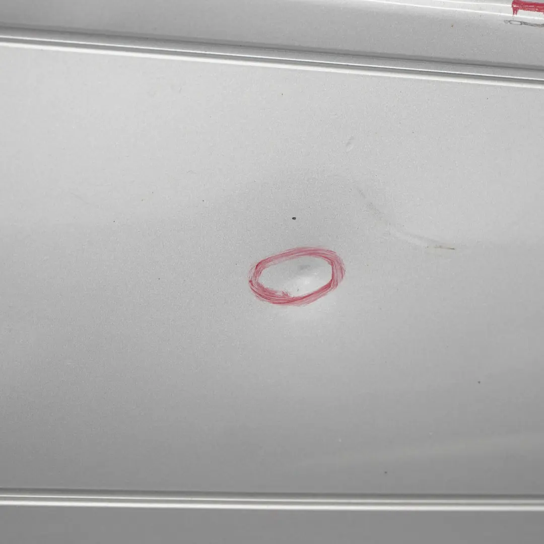 Mercedes W169 Rear Bumper Trim Panel Covering Polar Silver Metallic - 761 - SKU A1698850925-PLS - Part number A1698850925