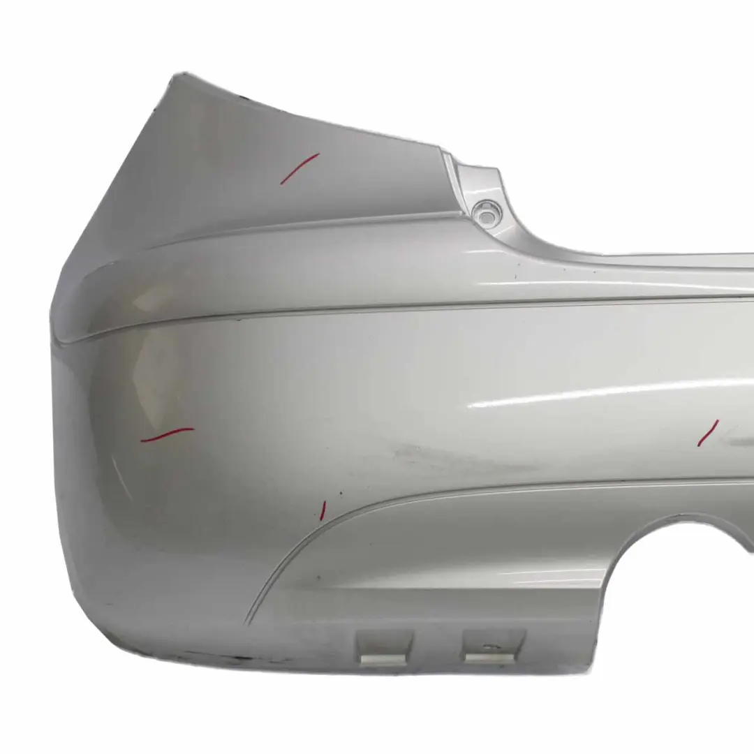 Bumper Trim Panel Covering Reef Silver Metallic - 783 to Mercedes W169 Rear with Part number A1698851725 Mercedes W169 Rear Bumper Trim Panel Covering Reef Silver Metallic - 783 - SKU A1698850925-RS - Part number A1698851725