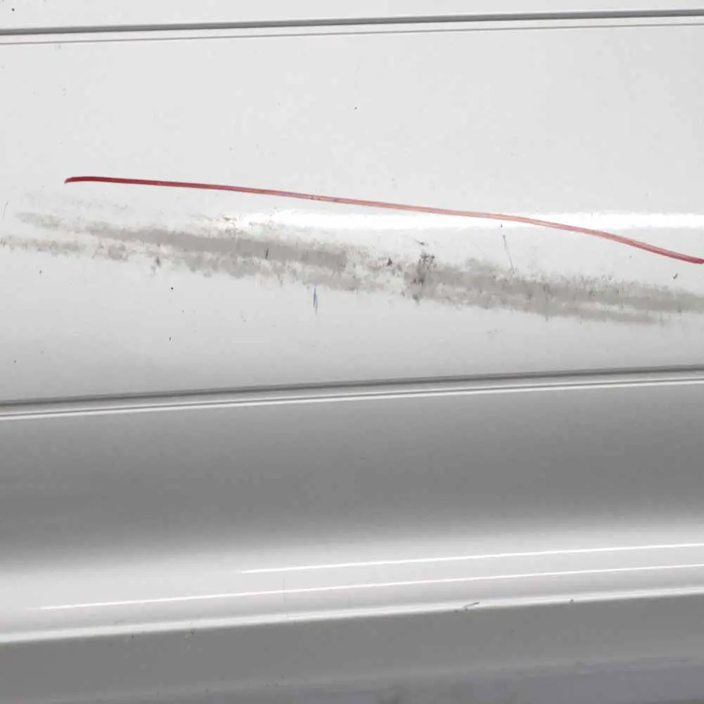 Bumper Trim Panel Covering Reef Silver Metallic - 783 to Mercedes W169 Rear with Part number A1698851725 Mercedes W169 Rear Bumper Trim Panel Covering Reef Silver Metallic - 783 - SKU A1698850925-RS - Part number A1698851725