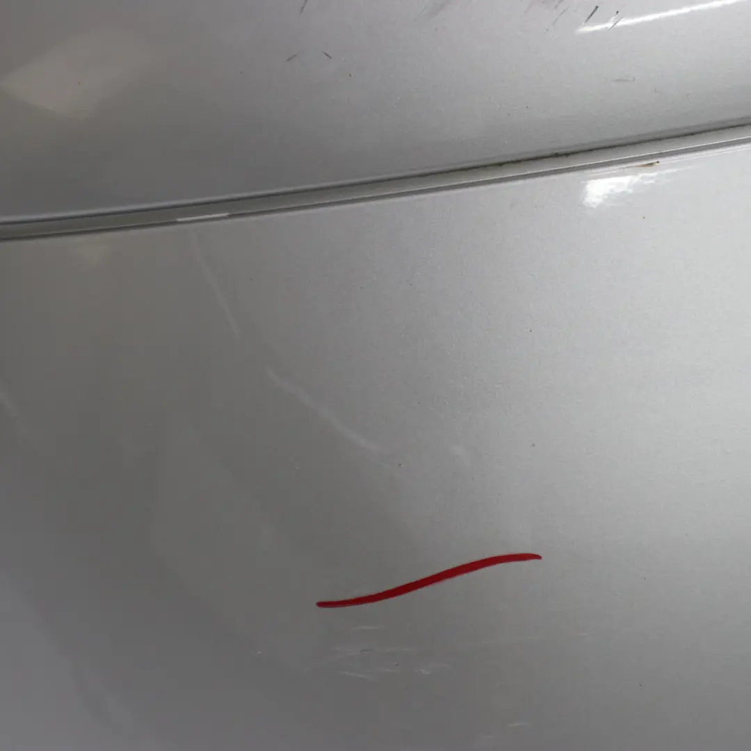 Bumper Trim Panel Covering Reef Silver Metallic - 783 to Mercedes W169 Rear with Part number A1698851725 Mercedes W169 Rear Bumper Trim Panel Covering Reef Silver Metallic - 783 - SKU A1698850925-RS - Part number A1698851725