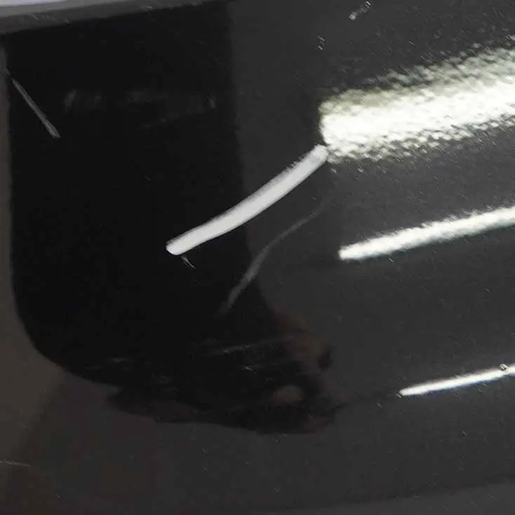 Bumper Trim Panel Kosmos Black Metallic - 191 to Mercedes W245 Rear with Part number A1698851038 Mercedes W245 Rear Bumper Trim Panel Kosmos Black Metallic - 191 - SKU A1698851038-KB - Part number A1698851038