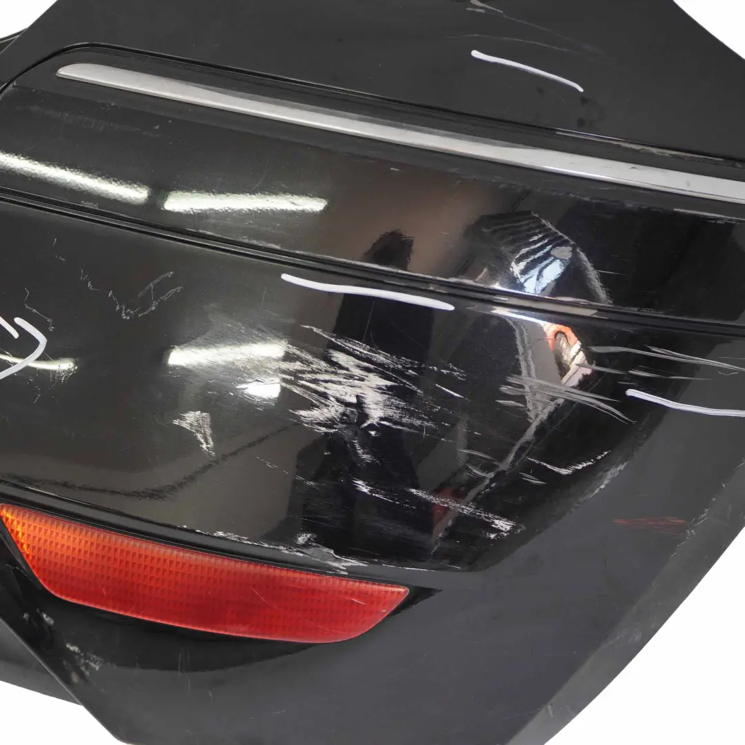 Mercedes W245 Rear Bumper Trim Panel Kosmos Black Metallic - 191 - SKU A1698851038-KB - Part number A1698851038
