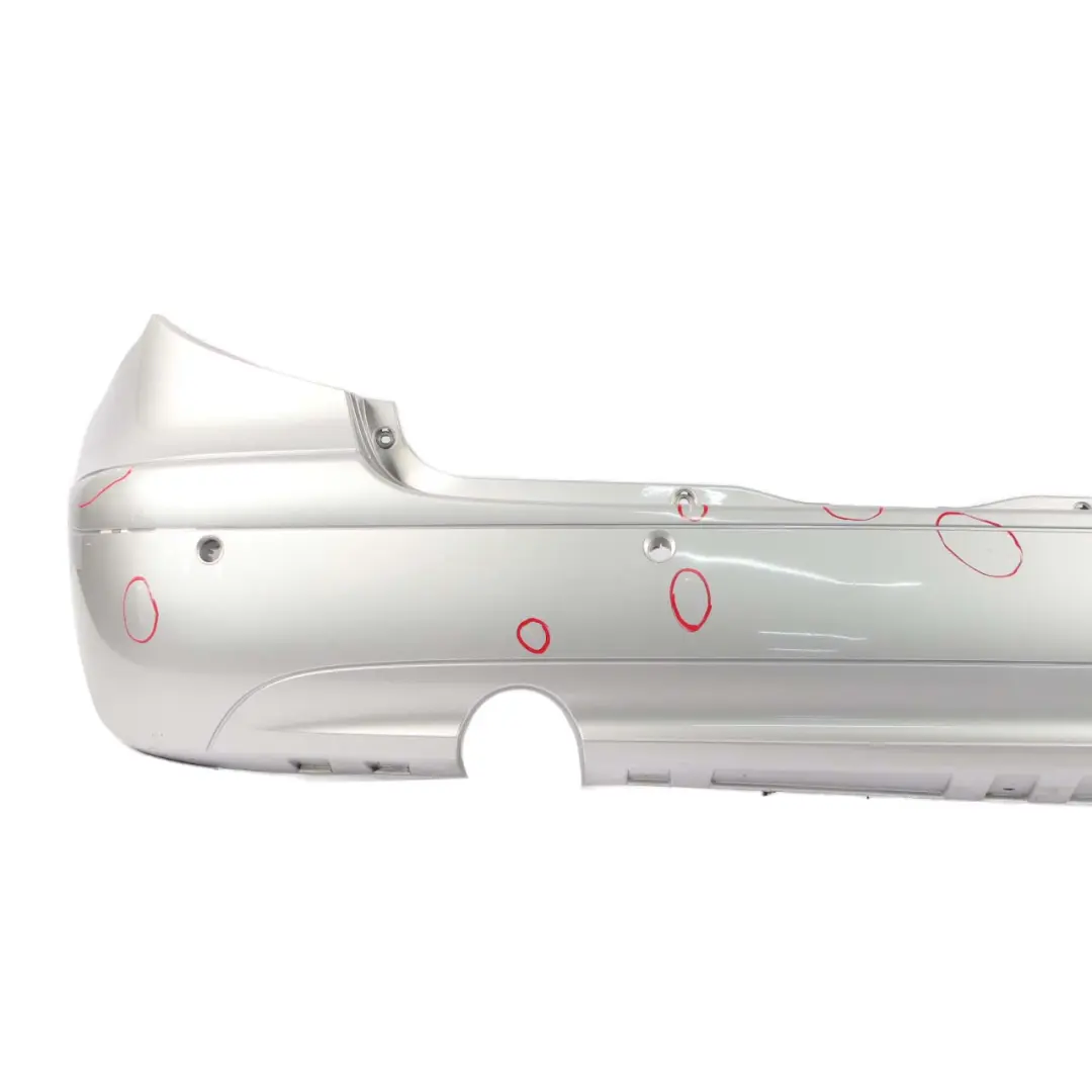 Mercedes-Benz A W169 Classic Standard Rear Bumper Trim Panel Polar Silver to with Part number A1698851125 Mercedes-Benz A W169 Classic Standard Rear Bumper Trim Panel Polar Silver - SKU A1698851125-PLS - Part number A1698851125