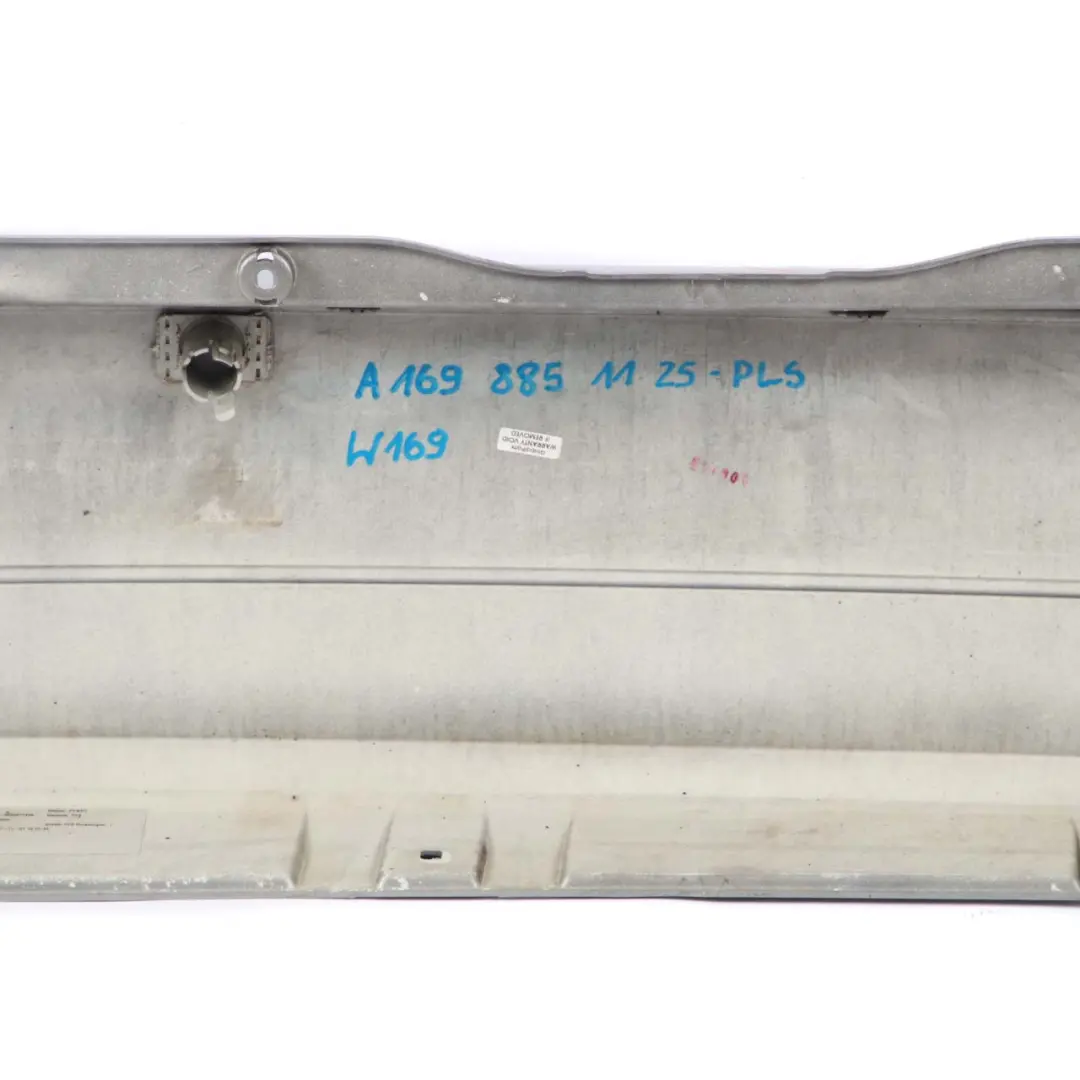 Bumper Mercedes W169 Classic Standard Trim Panel Polar Silver - 761 to Rear with Part number A1698851125 Rear Bumper Mercedes W169 Classic Standard Trim Panel Polar Silver - 761 - SKU A1698851125-PLS1 - Part number A1698851125
