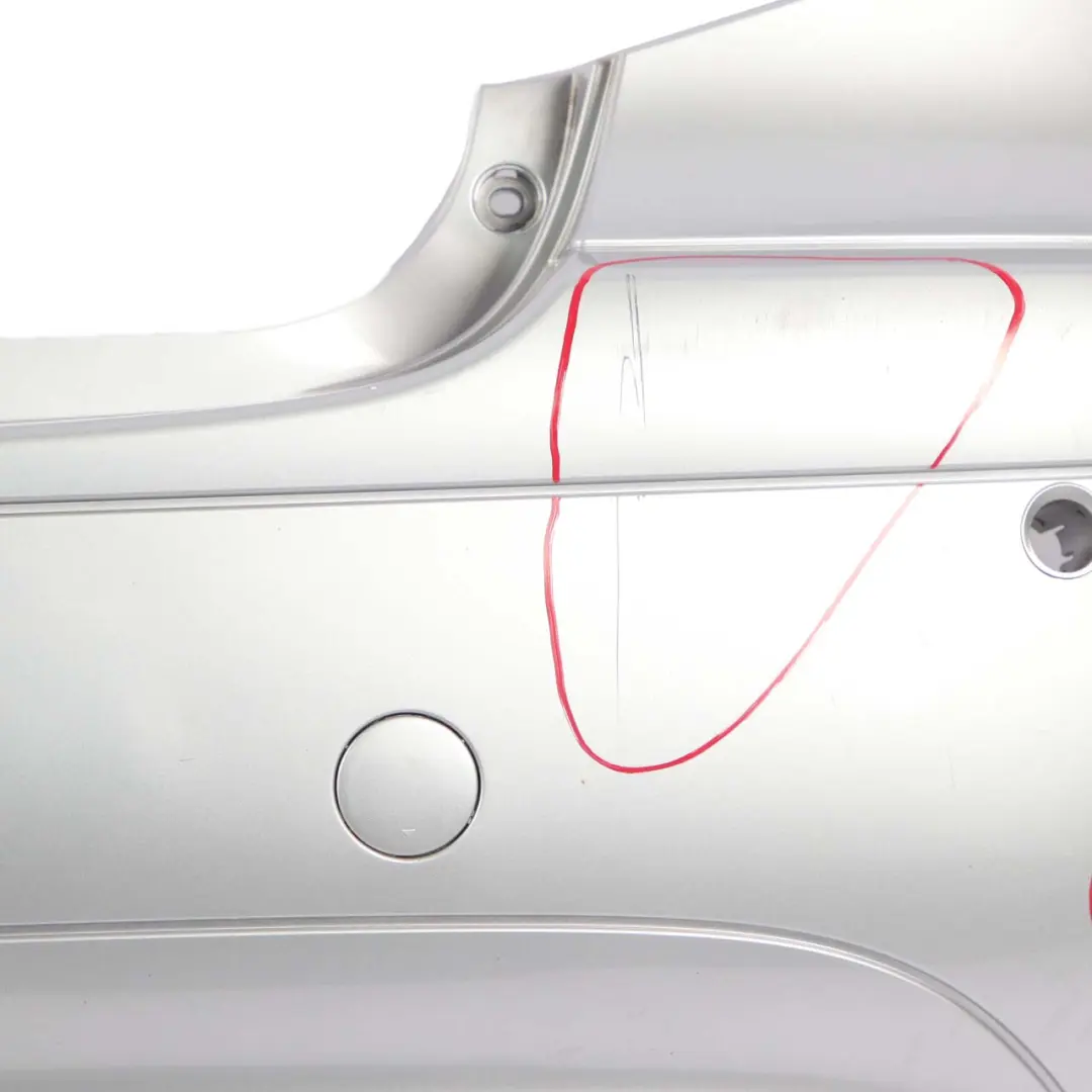 Mercedes-Benz A W169 Classic Standard Rear Bumper Trim Panel Polar Silver to with Part number A1698851125 Mercedes-Benz A W169 Classic Standard Rear Bumper Trim Panel Polar Silver - SKU A1698851125-PLS - Part number A1698851125