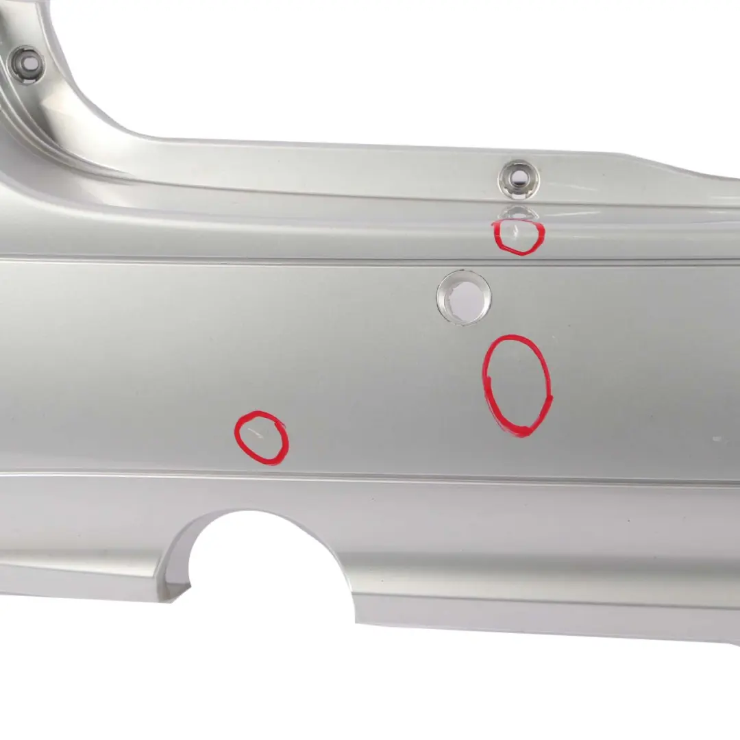 Rear Bumper Mercedes W169 Classic Standard Trim Panel Polar Silver - 761 - SKU A1698851125-PLS1 - Part number A1698851125