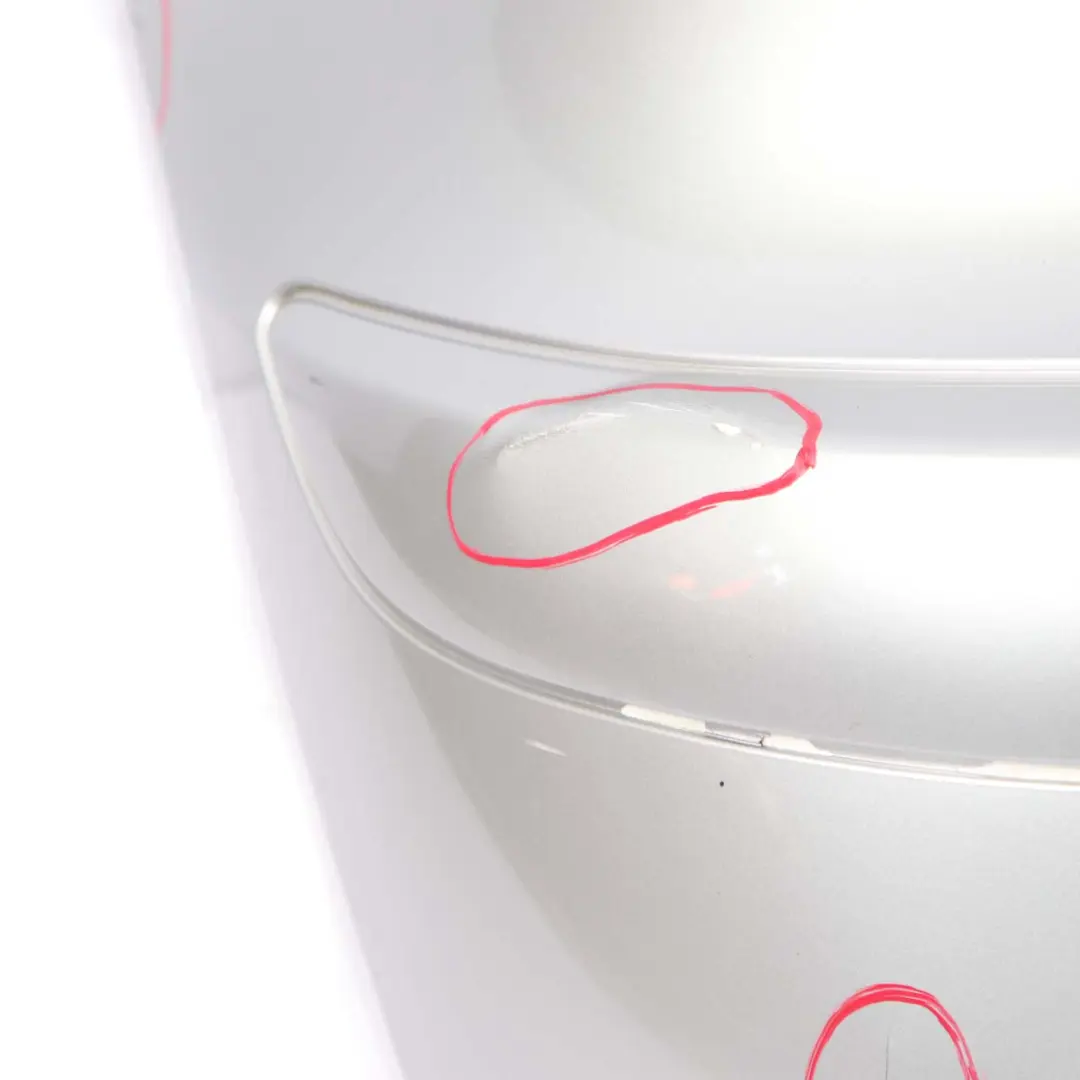 Mercedes-Benz A W169 Classic Standard Rear Bumper Trim Panel Polar Silver to with Part number A1698851125 Mercedes-Benz A W169 Classic Standard Rear Bumper Trim Panel Polar Silver - SKU A1698851125-PLS - Part number A1698851125