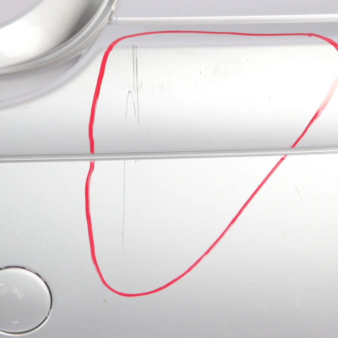 Mercedes-Benz A W169 Classic Standard Rear Bumper Trim Panel Polar Silver to with Part number A1698851125 Mercedes-Benz A W169 Classic Standard Rear Bumper Trim Panel Polar Silver - SKU A1698851125-PLS - Part number A1698851125