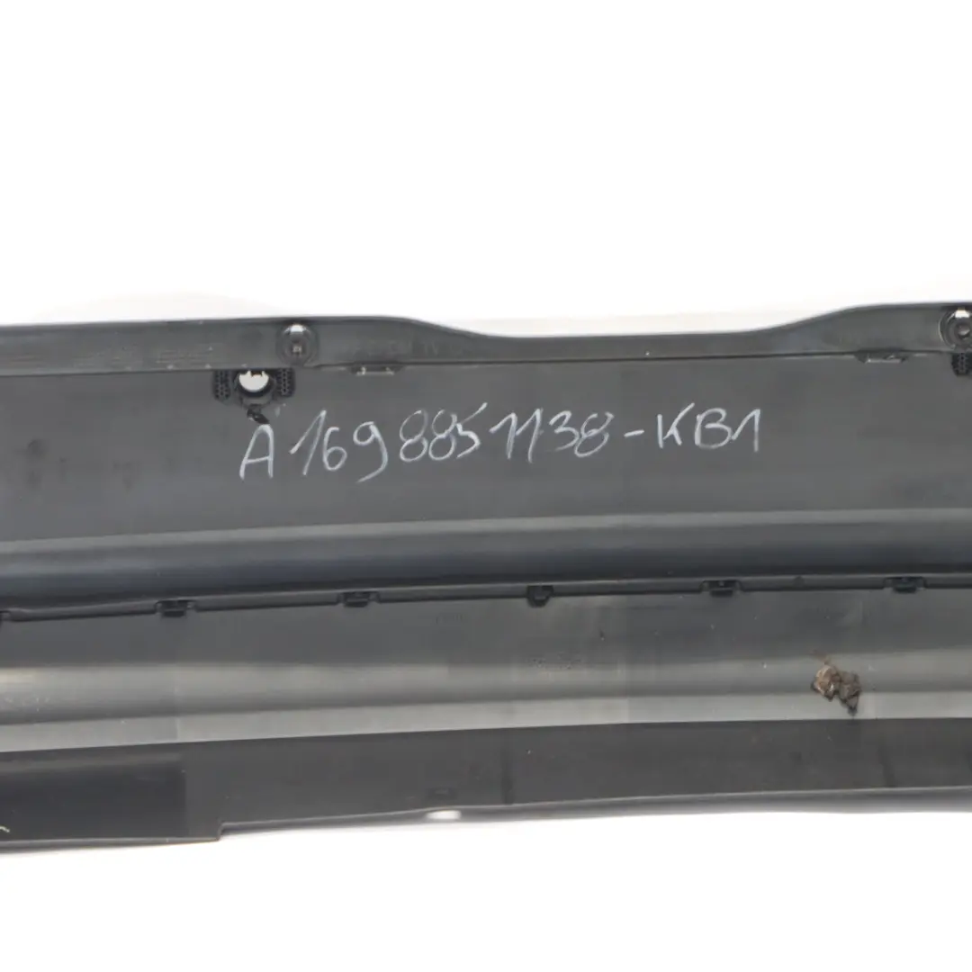 Bumper Mercedes W245 Sport Package Trim Panel Kosmos Cosmic Black - 191 to Rear with Part number A1698851138 Rear Bumper Mercedes W245 Sport Package Trim Panel Kosmos Cosmic Black - 191 - SKU A1698851138-KB1 - Part number A1698851138