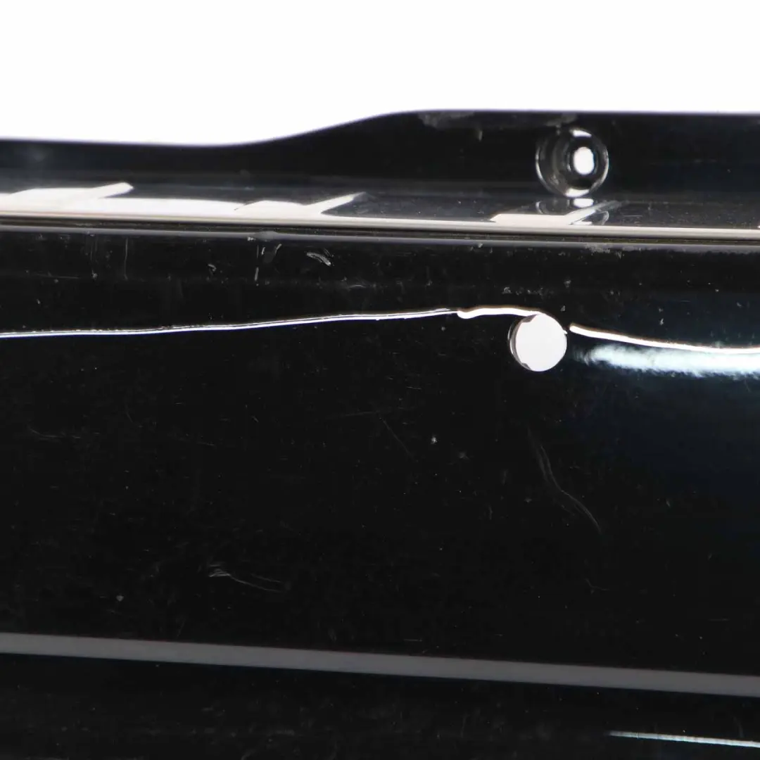 Bumper Mercedes W245 Sport Package Trim Panel Kosmos Cosmic Black - 191 to Rear with Part number A1698851138 Rear Bumper Mercedes W245 Sport Package Trim Panel Kosmos Cosmic Black - 191 - SKU A1698851138-KB - Part number A1698851138