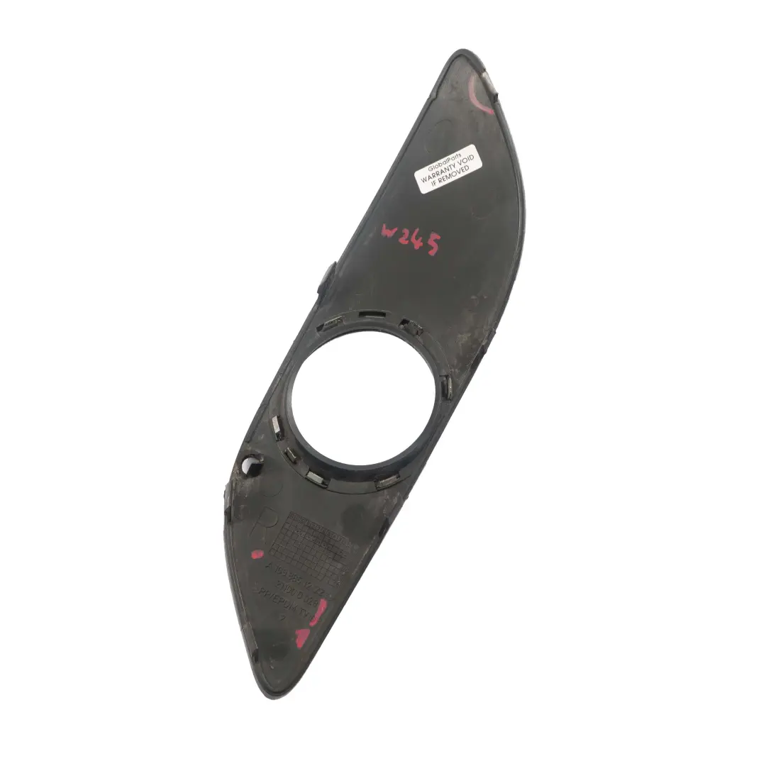 Osłona Atrapa Kratka Halogenu Prawy Przód do Mercedes W245 o numerze A1698851222 Mercedes W245 Osłona Atrapa Kratka Halogenu Prawy Przód - SKU A1698851222-1 - Numer Części A1698851222