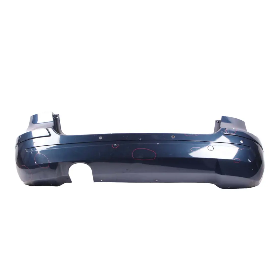 Bumper Trim Panel Atoll Blau Blue Metallic - 375 to Mercedes W245 Rear with Part number A1698851638 Mercedes W245 Rear Bumper Trim Panel Atoll Blau Blue Metallic - 375 - SKU A1698851638-AB - Part number A1698851638