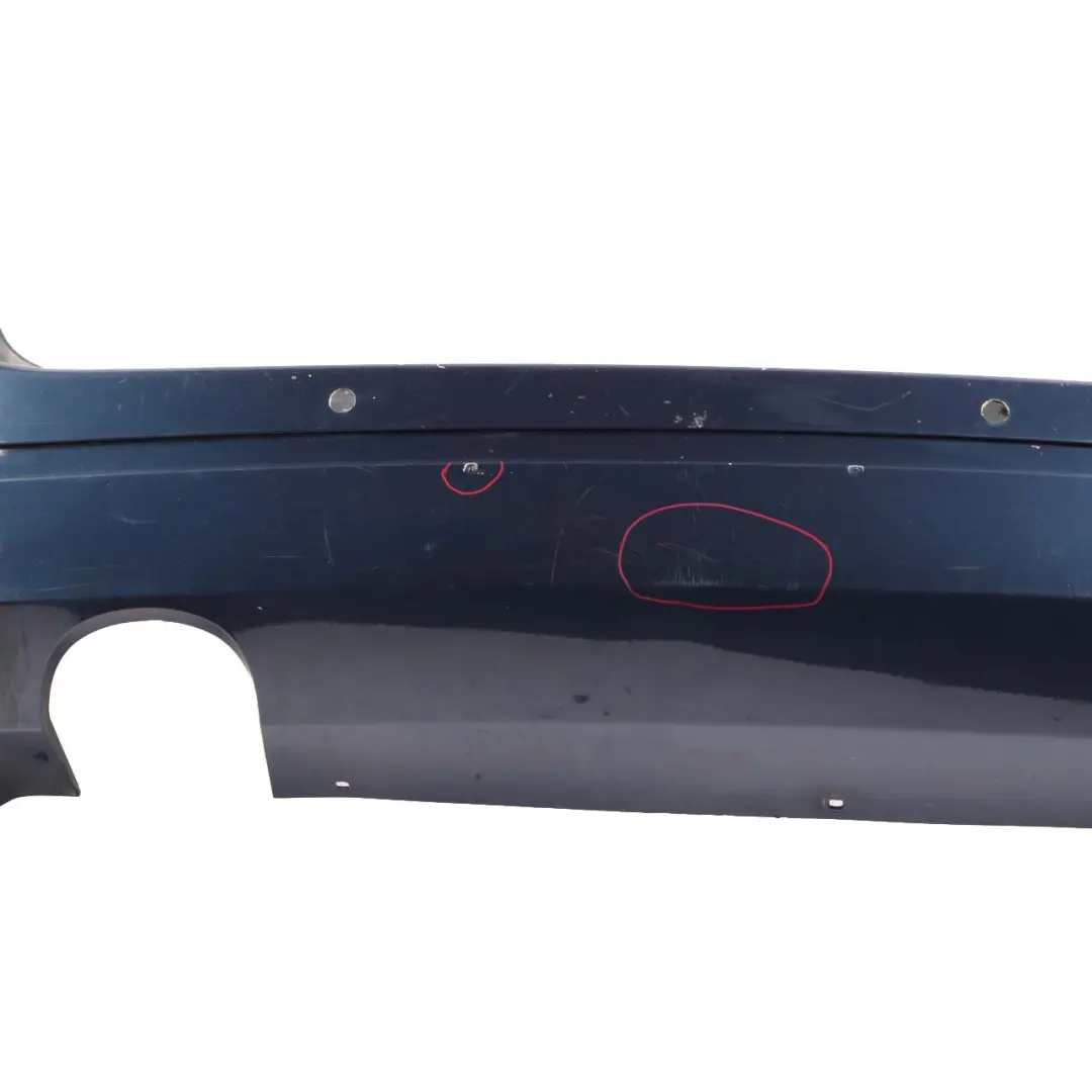 Mercedes W245 Rear Bumper Trim Panel Atoll Blau Blue Metallic - 375 - SKU A1698851638-AB - Part number A1698851638
