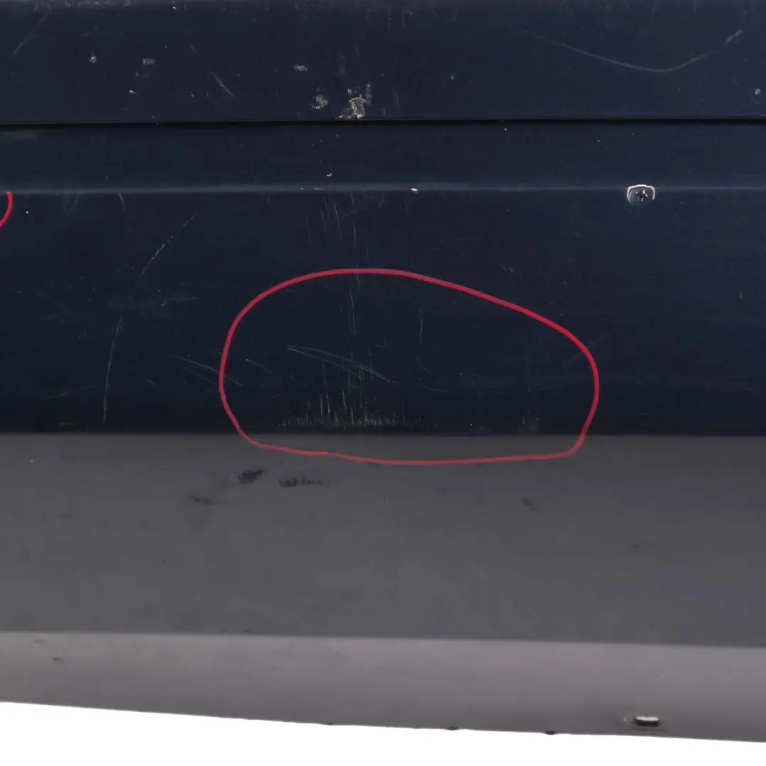 Bumper Trim Panel Atoll Blau Blue Metallic - 375 to Mercedes W245 Rear with Part number A1698851638 Mercedes W245 Rear Bumper Trim Panel Atoll Blau Blue Metallic - 375 - SKU A1698851638-AB - Part number A1698851638