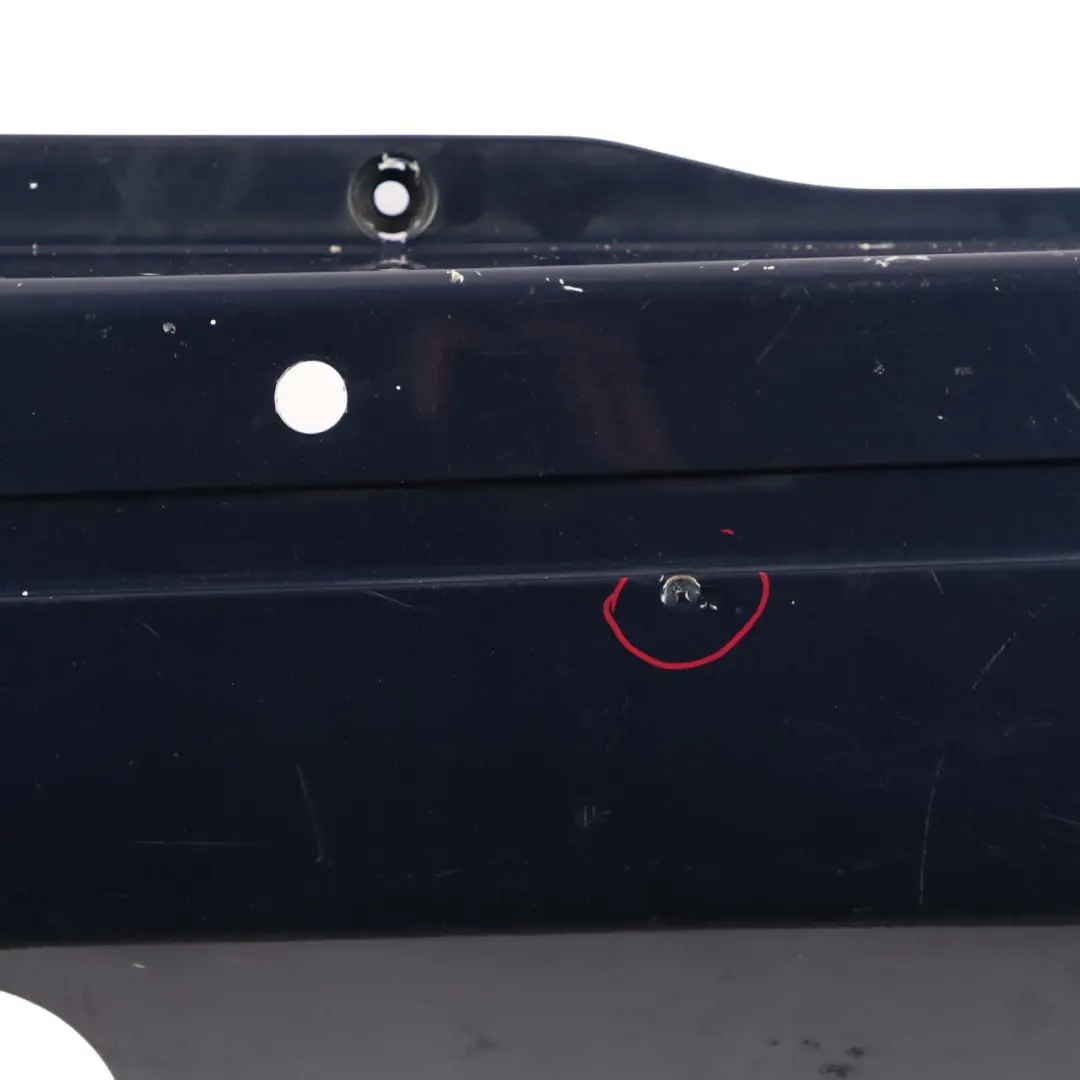 Bumper Trim Panel Atoll Blau Blue Metallic - 375 to Mercedes W245 Rear with Part number A1698851638 Mercedes W245 Rear Bumper Trim Panel Atoll Blau Blue Metallic - 375 - SKU A1698851638-AB - Part number A1698851638