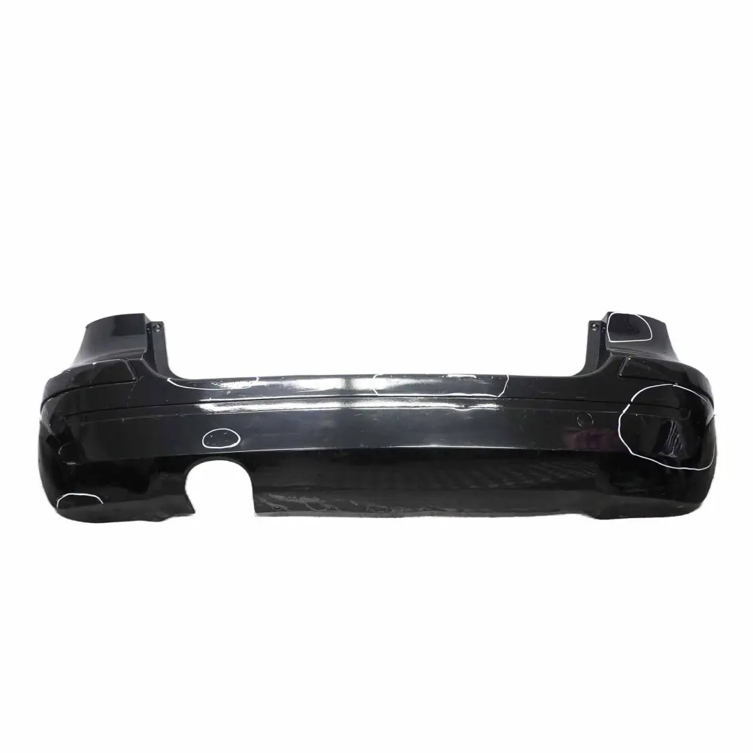 Bumper Trim Panel Kosmosschwarz Cosmic Black - 191 to Mercedes W245 Rear with Part number A1698851638 Mercedes W245 Rear Bumper Trim Panel Kosmosschwarz Cosmic Black - 191 - SKU A1698851638-KB1 - Part number A1698851638