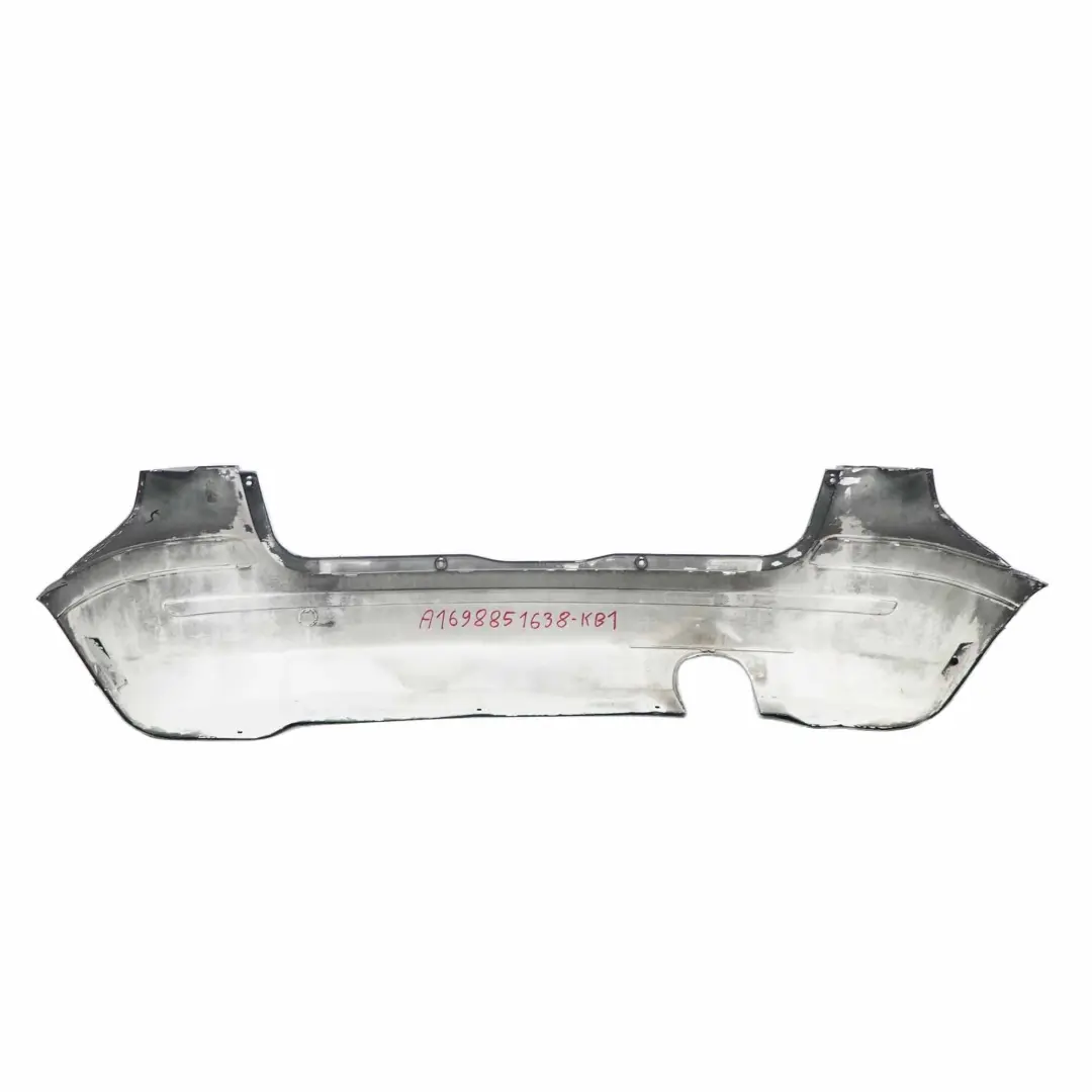 Bumper Trim Panel Kosmosschwarz Cosmic Black - 191 to Mercedes W245 Rear with Part number A1698851638 Mercedes W245 Rear Bumper Trim Panel Kosmosschwarz Cosmic Black - 191 - SKU A1698851638-KB1 - Part number A1698851638