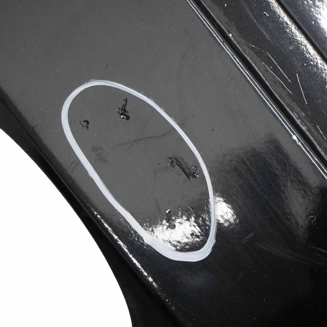 Mercedes W245 Rear Bumper Trim Panel Kosmosschwarz Cosmic Black - 191 - SKU A1698851638-KB1 - Part number A1698851638