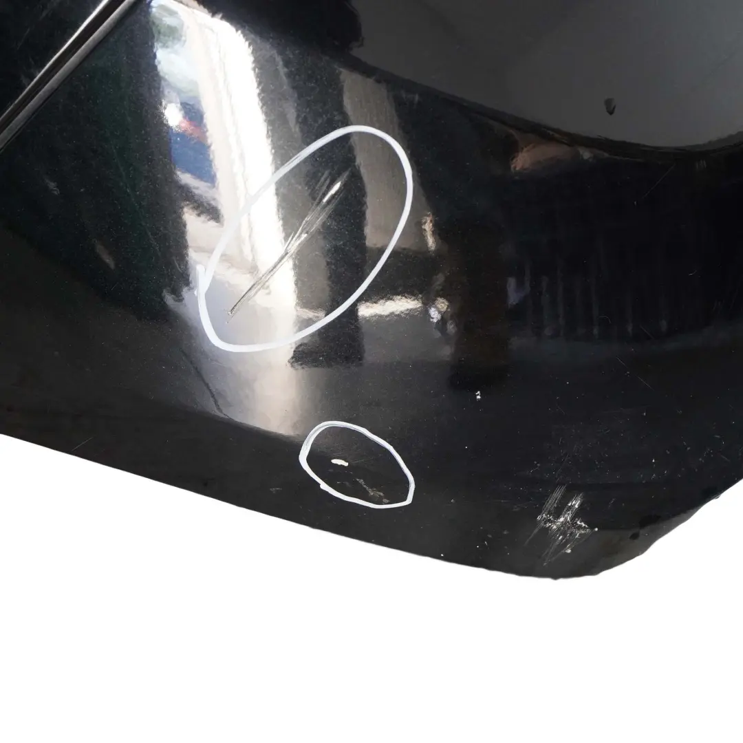 Mercedes W245 Rear Bumper Trim Panel Kosmosschwarz Cosmic Black - 191 - SKU A1698851638-KB - Part number A1698851638