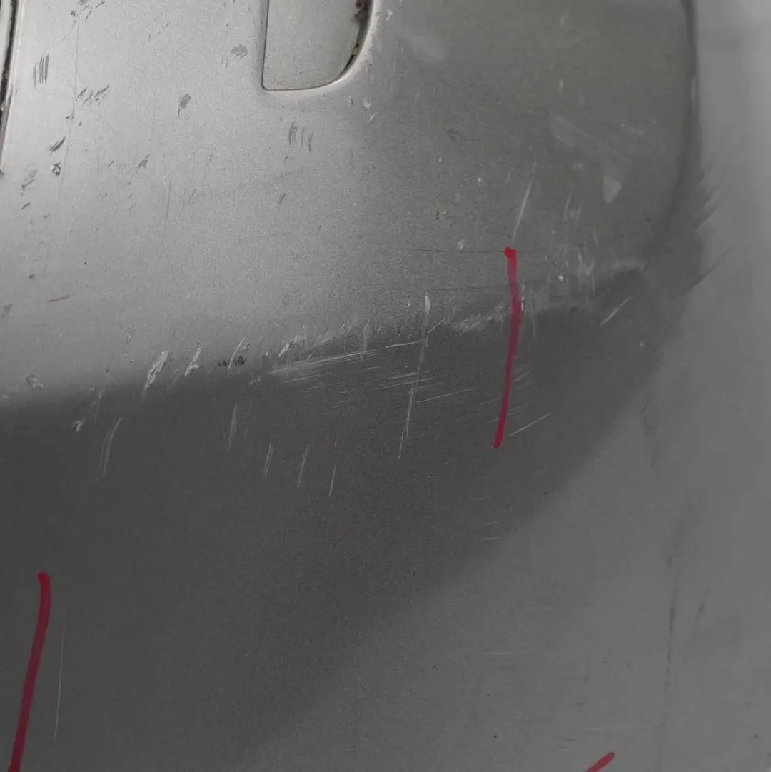 Bumper Trim Panel Comet Grey Metallic - 748 to Mercedes W245 Rear with Part number A1698851638 Mercedes W245 Rear Bumper Trim Panel Comet Grey Metallic - 748 - SKU A1698851638-KMG - Part number A1698851638