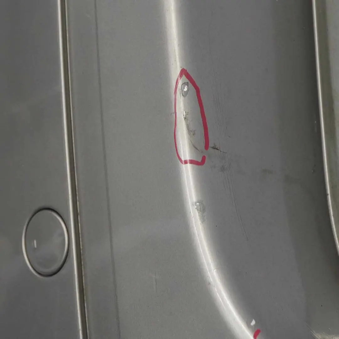 Bumper Trim Panel Comet Grey Metallic - 748 to Mercedes W245 Rear with Part number A1698851638 Mercedes W245 Rear Bumper Trim Panel Comet Grey Metallic - 748 - SKU A1698851638-KMG - Part number A1698851638