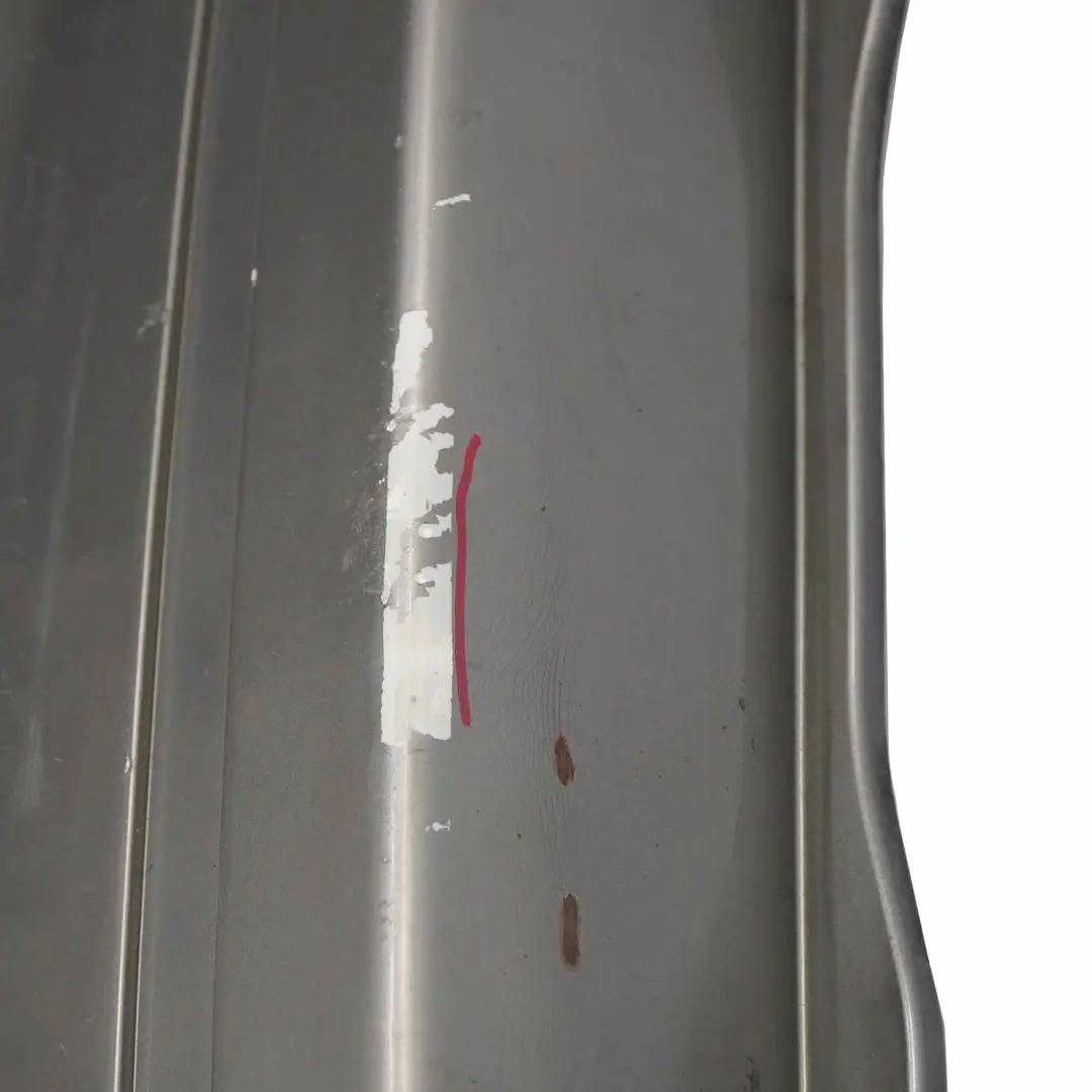 Bumper Trim Panel Comet Grey Metallic - 748 to Mercedes W245 Rear with Part number A1698851638 Mercedes W245 Rear Bumper Trim Panel Comet Grey Metallic - 748 - SKU A1698851638-KMG - Part number A1698851638