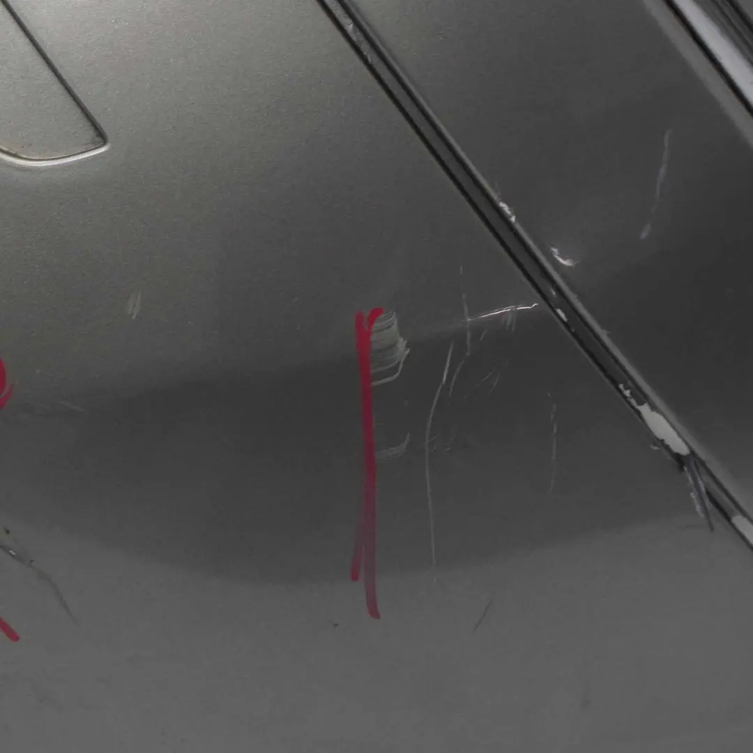 Bumper Trim Panel Comet Grey Metallic - 748 to Mercedes W245 Rear with Part number A1698851638 Mercedes W245 Rear Bumper Trim Panel Comet Grey Metallic - 748 - SKU A1698851638-KMG - Part number A1698851638