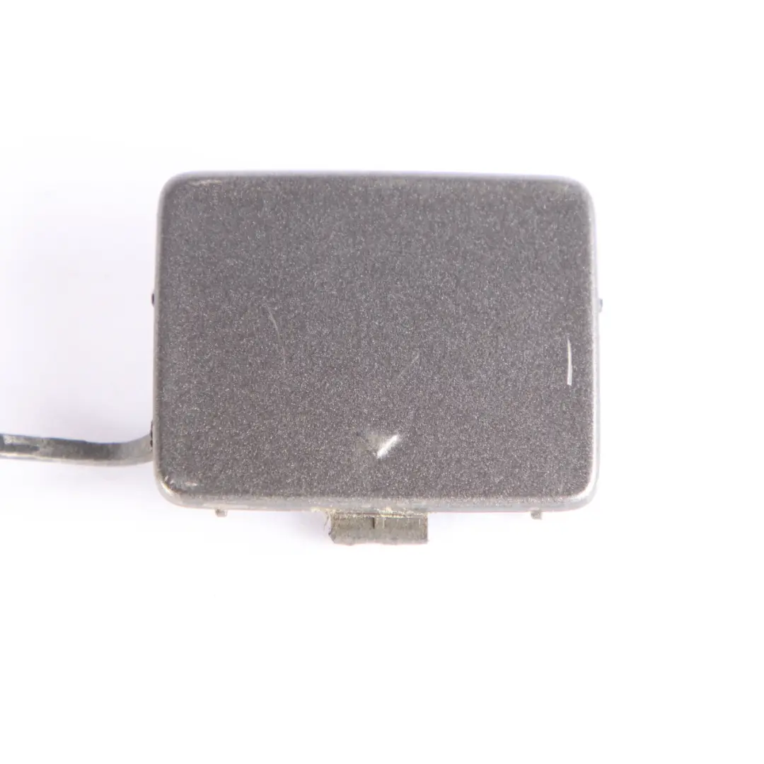 Bumper Flap Towing Eye Cover Mountain Grey to Mercedes W169 W245 Rear with Part number A1698851722 Mercedes W169 W245 Rear Bumper Flap Towing Eye Cover Mountain Grey - SKU A1698851722-MG - Part number A1698851722