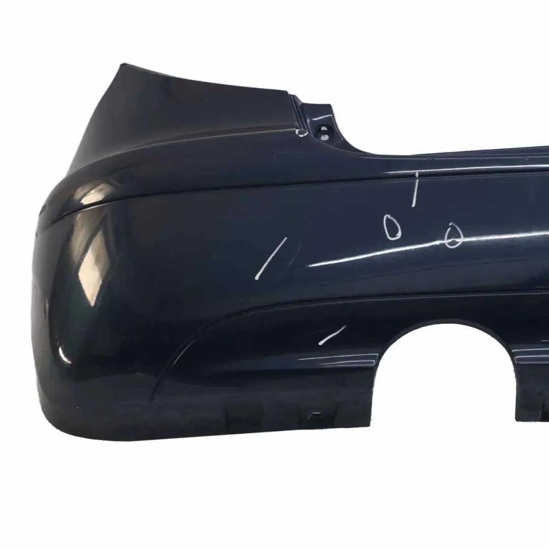 Bumper Trim Panel Covering Atoll Blue Metallic - 375 to Mercedes W169 Rear with Part number A1698851725 Mercedes W169 Rear Bumper Trim Panel Covering Atoll Blue Metallic - 375 - SKU A1698851725-AB - Part number A1698851725