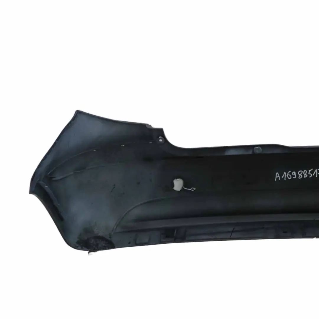 Bumper Trim Panel Covering Atoll Blue Metallic - 375 to Mercedes W169 Rear with Part number A1698851725 Mercedes W169 Rear Bumper Trim Panel Covering Atoll Blue Metallic - 375 - SKU A1698851725-AB - Part number A1698851725