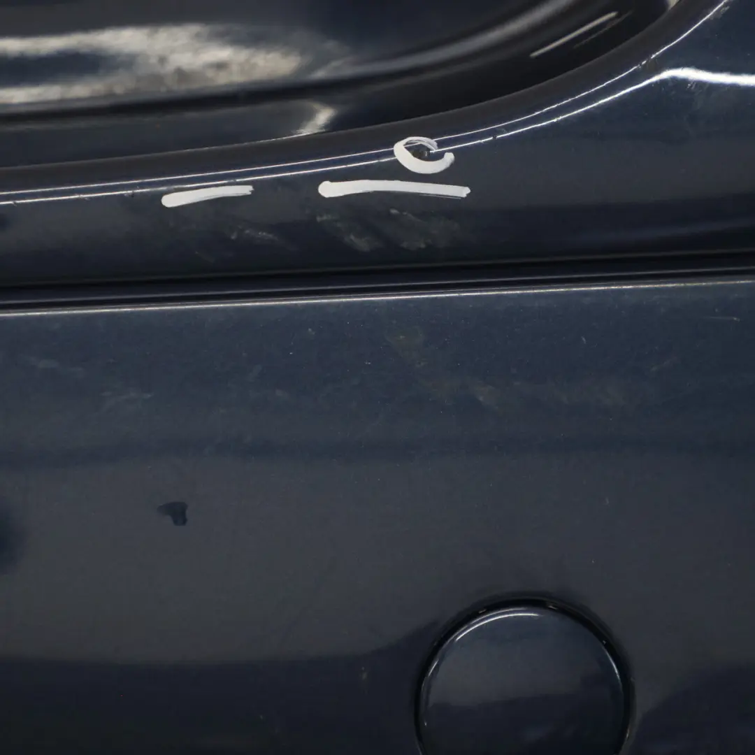 Bumper Trim Panel Covering Atoll Blue Metallic - 375 to Mercedes W169 Rear with Part number A1698851725 Mercedes W169 Rear Bumper Trim Panel Covering Atoll Blue Metallic - 375 - SKU A1698851725-AB - Part number A1698851725