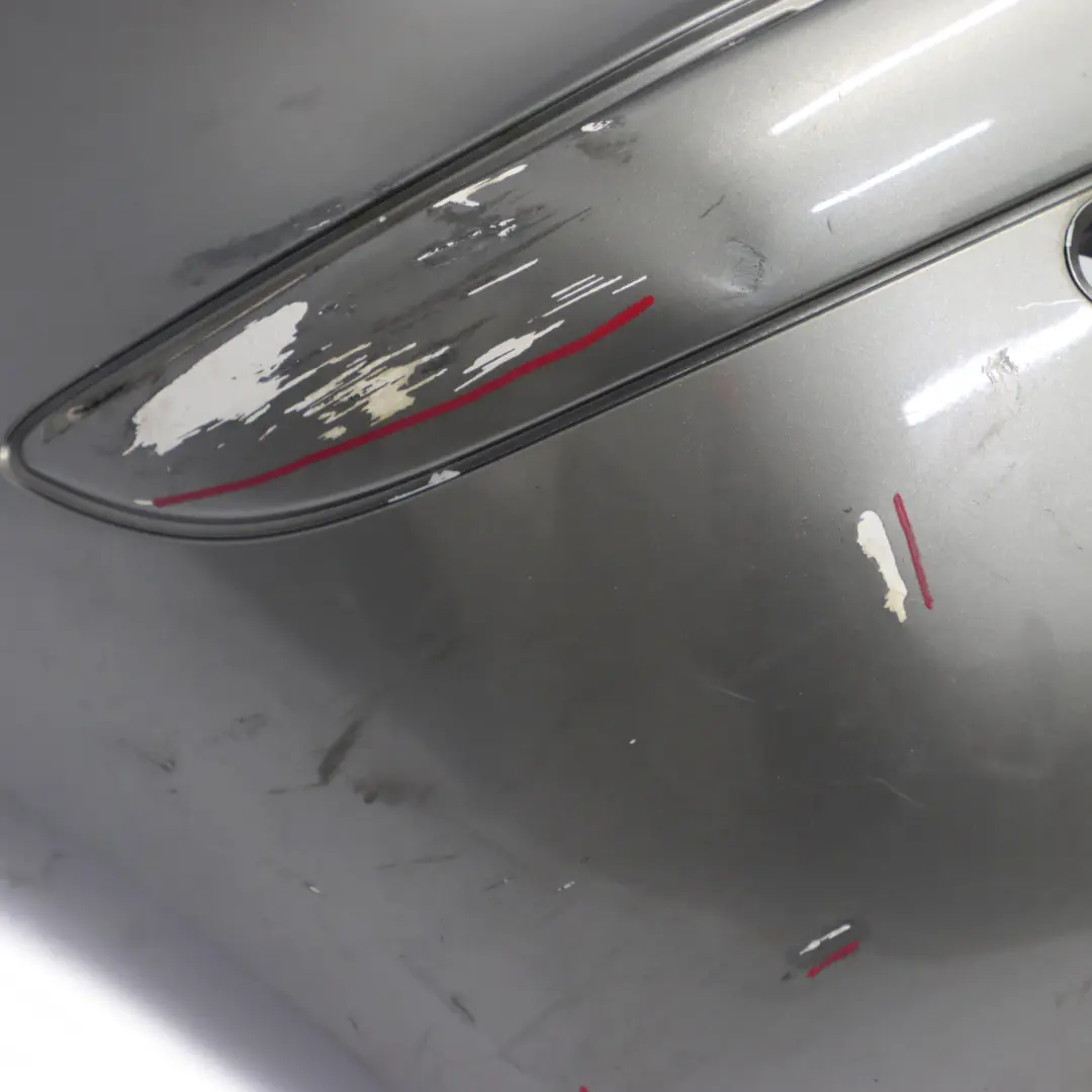 Bumper Trim Panel Covering Parktronic Comet Grey Metallic 748 to Mercedes W169 Rear with Part number A1698851725 Mercedes W169 Rear Bumper Trim Panel Covering Parktronic Comet Grey Metallic 748 - SKU A1698851725-KMG - Part number A1698851725