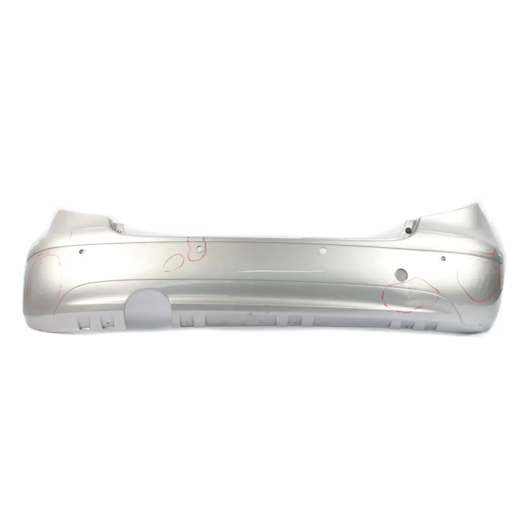 Bumper Trim Panel Covering Parktronic Polar Silver - 761 to Mercedes W169 Rear with Part number A1698851725 Mercedes W169 Rear Bumper Trim Panel Covering Parktronic Polar Silver - 761 - SKU A1698851725-PLS1 - Part number A1698851725