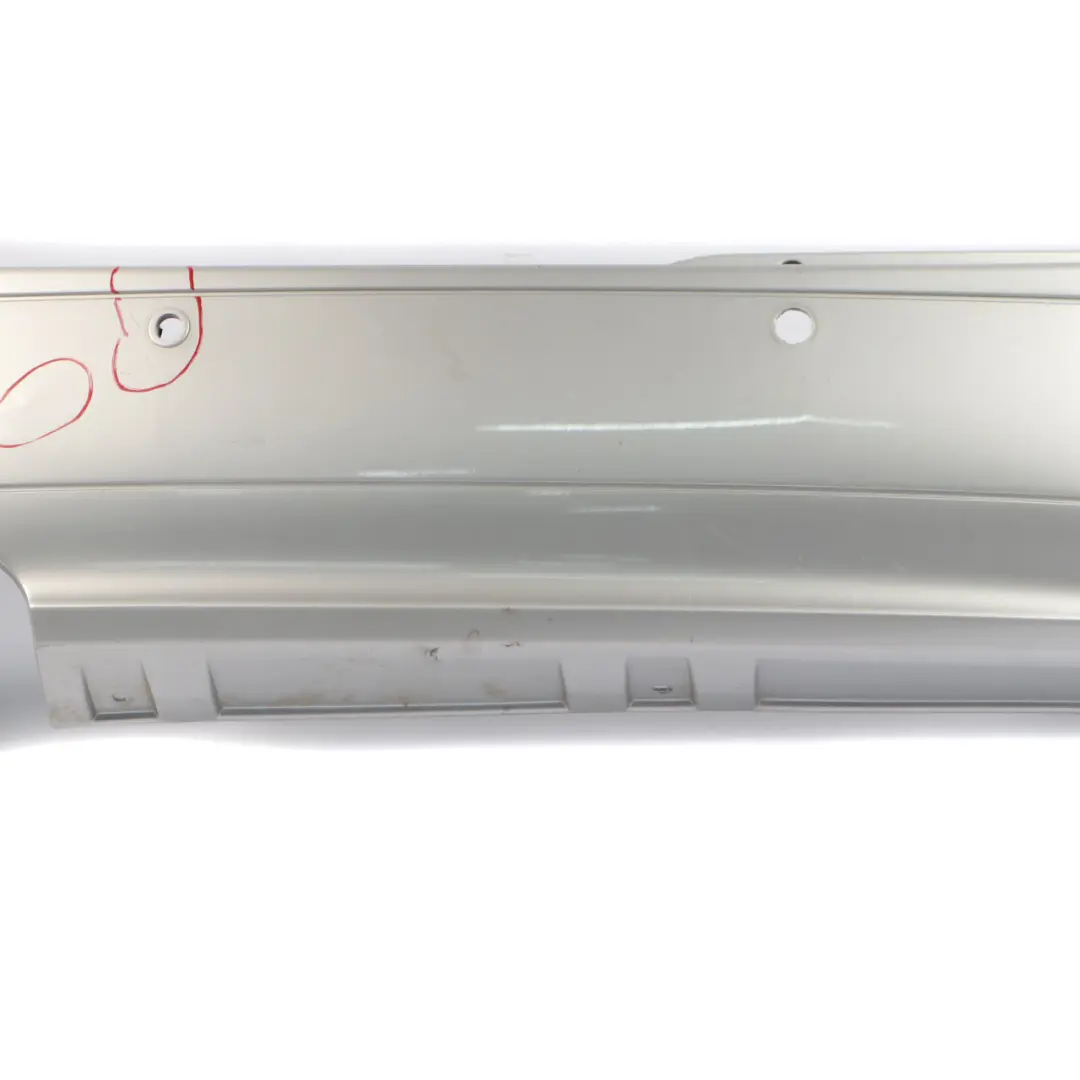 Bumper Trim Panel Covering Parktronic Polar Silver - 761 to Mercedes W169 Rear with Part number A1698851725 Mercedes W169 Rear Bumper Trim Panel Covering Parktronic Polar Silver - 761 - SKU A1698851725-PLS1 - Part number A1698851725