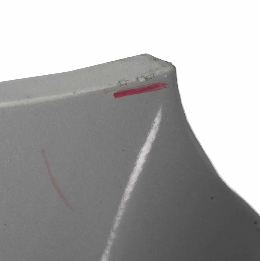 Bumper Trim Panel Covering Polar Silver Metallic - 761 to Mercedes W169 Rear with Part number A1698851725 Mercedes W169 Rear Bumper Trim Panel Covering Polar Silver Metallic - 761 - SKU A1698851725-PLS2 - Part number A1698851725